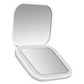 Triple fold up, Down, Left, Right Adjustment Three Light Source Makeup Mirror