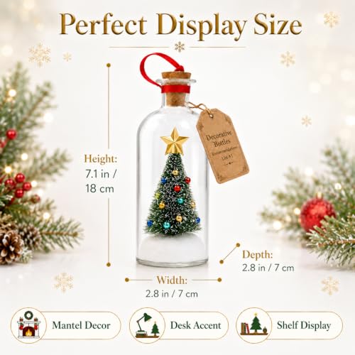 （B2G1 Free）2026 Recordable Christmas Tree Message Bottle