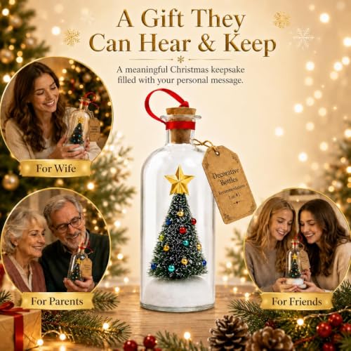 （B2G1 Free）2026 Recordable Christmas Tree Message Bottle