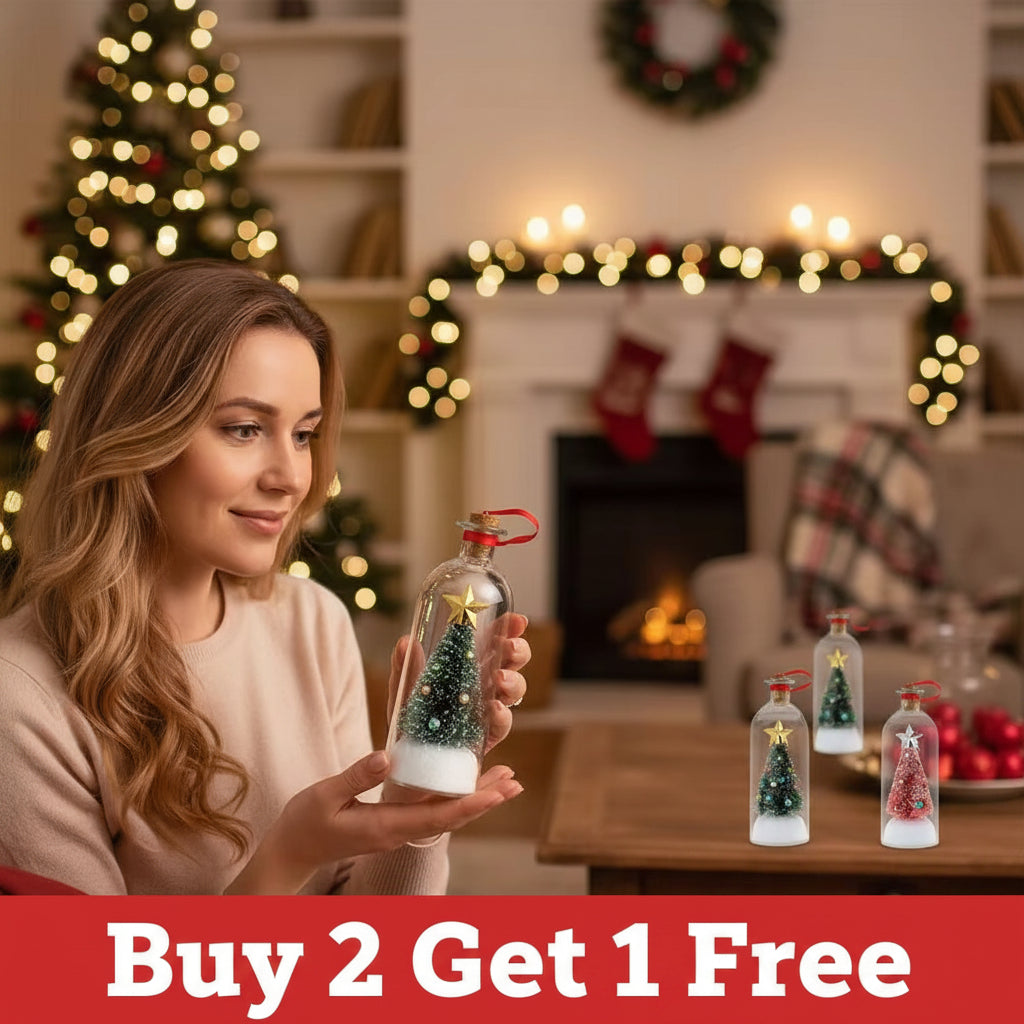 （B2G1 Free）2026 Recordable Christmas Tree Message Bottle
