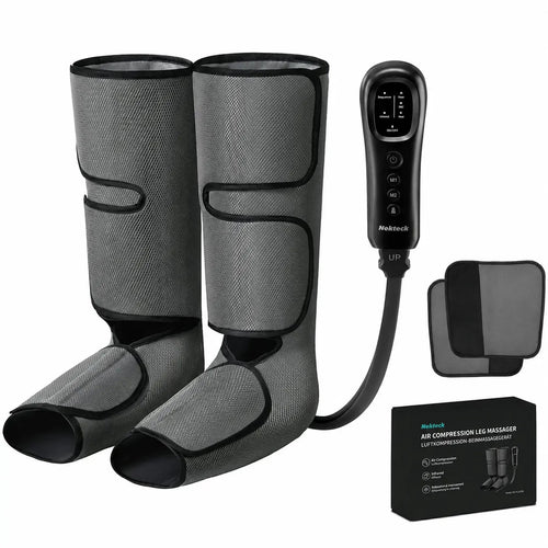Air Compression Leg Massager with 3 Massage Levels & Auto Shut Off Feature