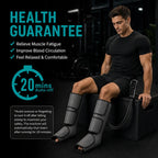 Air Compression Leg Massager with 3 Massage Levels & Auto Shut Off Feature