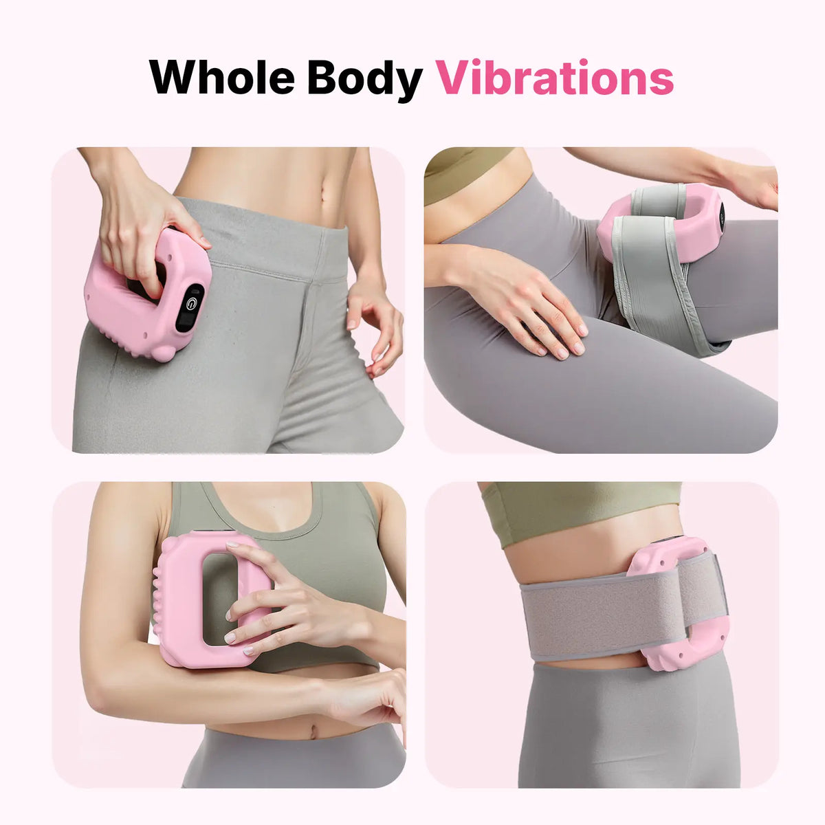 Merach Portable Vibrations Cordless Vibration Fascia Ring for Whole Body 💪