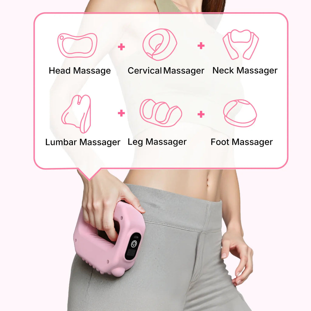 Merach Portable Vibrations Cordless Vibration Fascia Ring for Whole Body 💪
