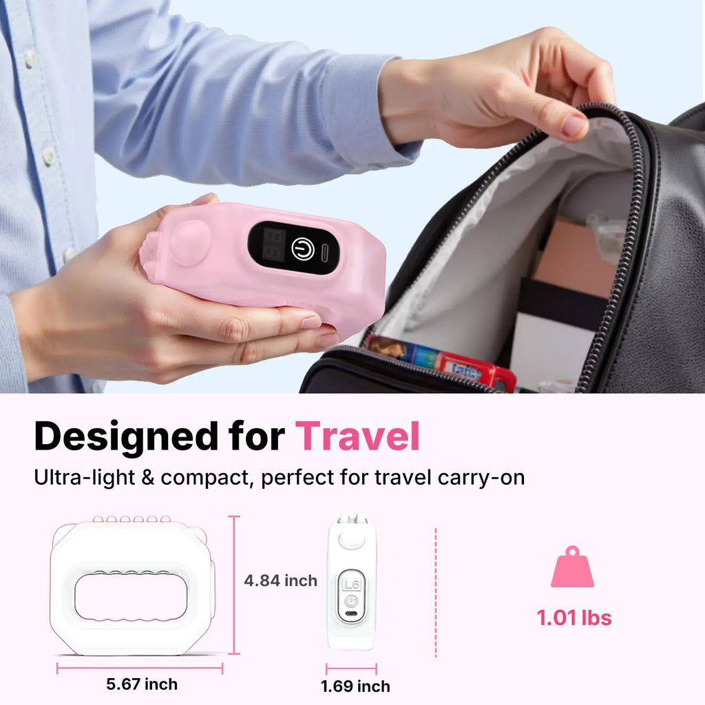 Merach Portable Vibrations Cordless Vibration Fascia Ring for Whole Body 💪